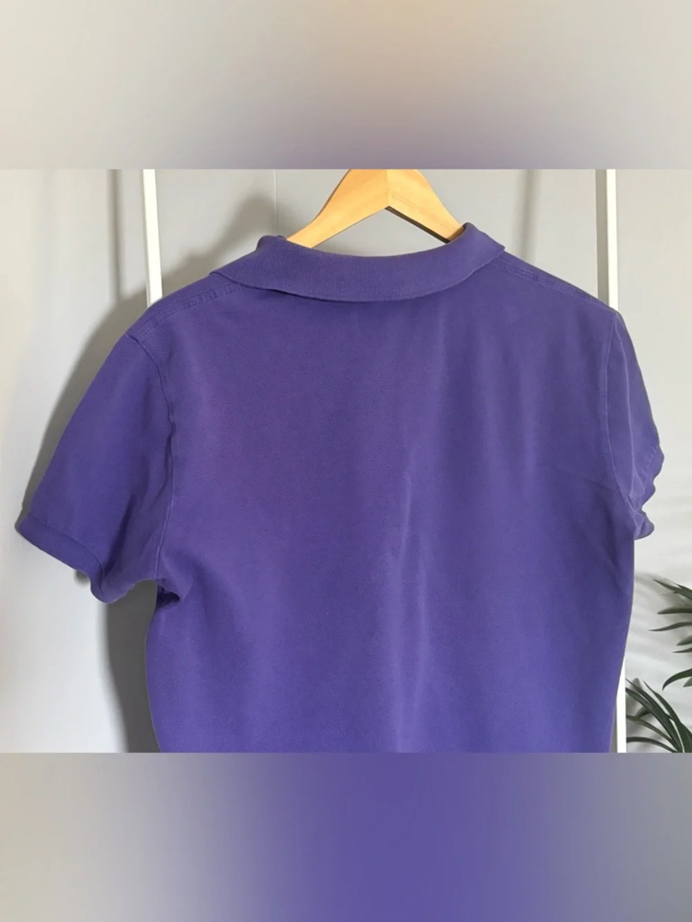 Ralph Lauren Purple Polo with Green Pony Embroidery - Picture 10 of 16